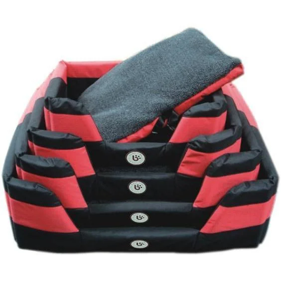 4. **Dog muzzle is breathable**Bono Fido Stay Dry Dog Bed Red Large