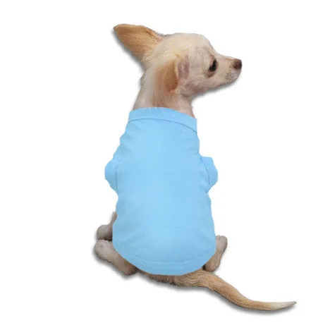 Blue Tank Pet Dog T-Shirt