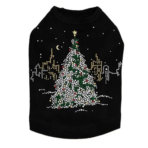 Christmas Tree in the City Dog Tank - Many Colors