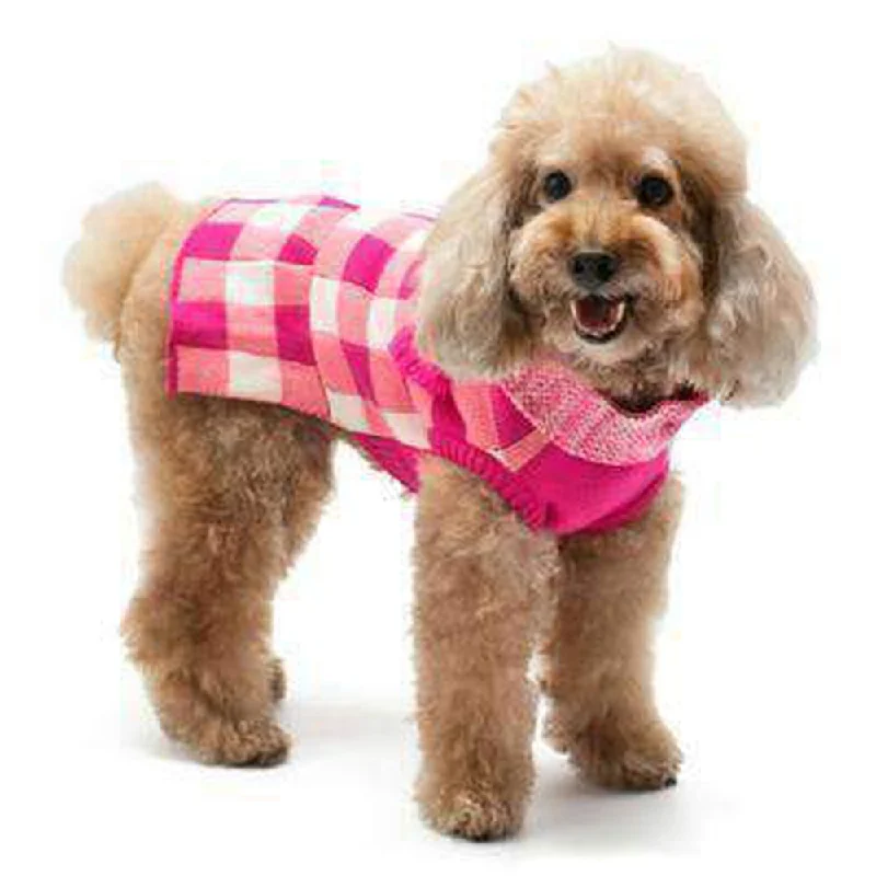 Gingham Dog Sweater Dress