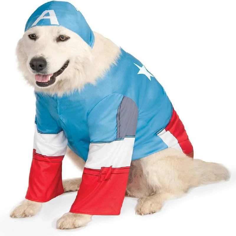 Marvel Captain America Dog Costume