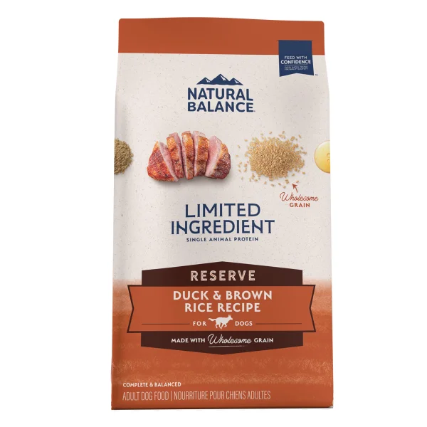 - Dog food improves immunityNatural Balance Duck & Brown Rice