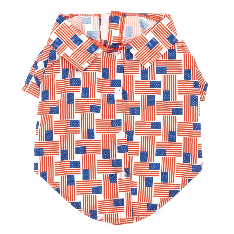 Patchwork Flag Shirt