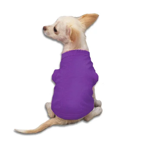 Purple Pet Dog Tank T-Shirt