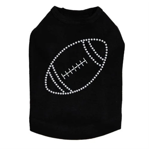 Silver Football Rhinestone Tank - Many Colors