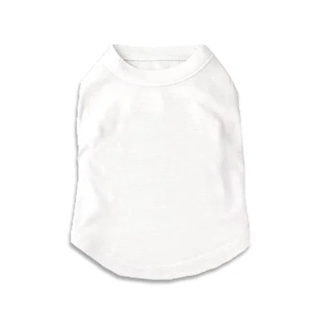 White Tank Pet Dog T-Shirt