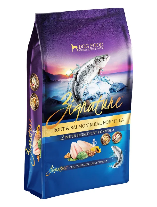 - Wholesale price of dog foodZignature Trout & Salmon Meal Grain Free Dry Dog Food (3 sizes) - Wholesale price of dog foodZignature Trout & Salmon Meal Grain Free Dry Dog Food (3 sizes)